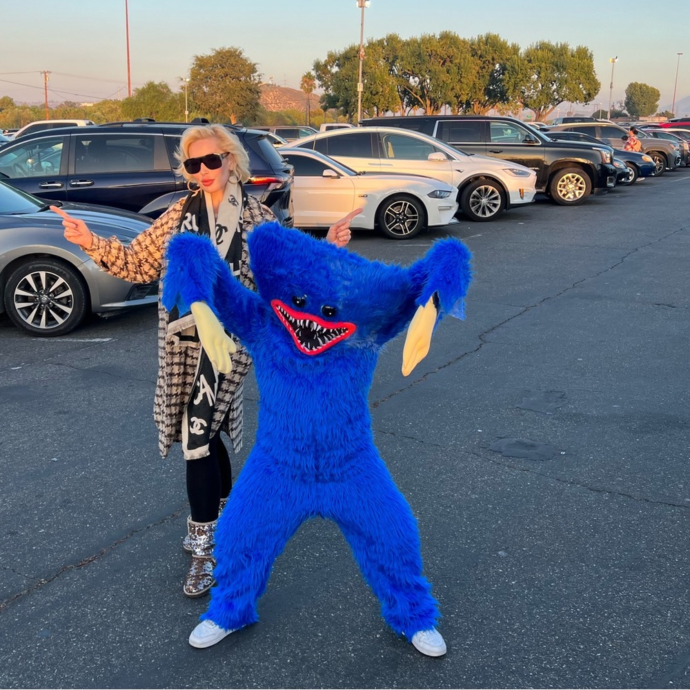 Huggy wuggy costume dress up